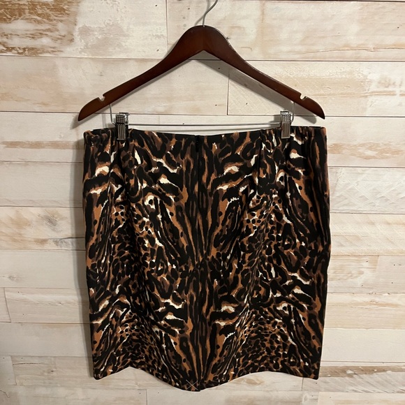 NWT Talbots brown pencil skirt size 16W - Picture 3 of 7